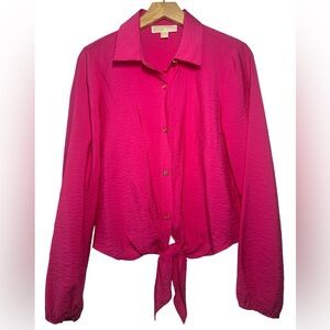 MICHAEL Michael Kors Fuchsia Button-Down Shirt
